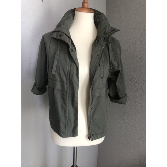Urban Outfitters Ecote Women's XS Green Classic Military Utility Jacket (flaw) - Picture 2 of 12